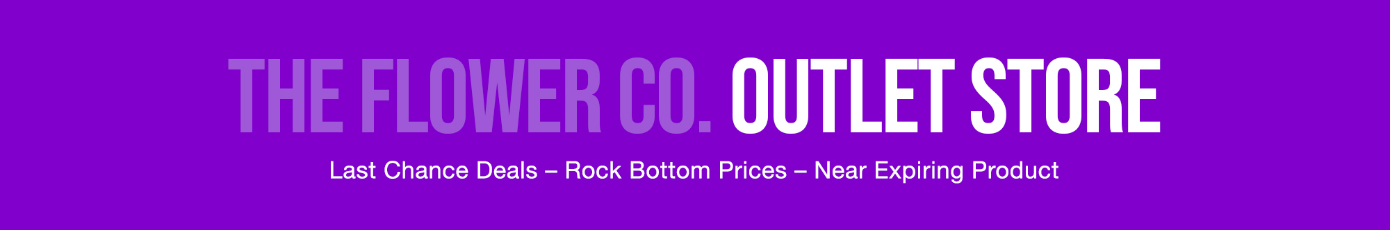 Last Chance Deals - Rock Bottom Prices - Near Expiring Product